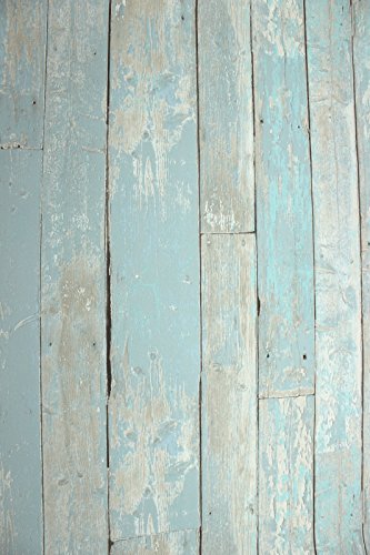 BN Wallcoverings Vlies Tapete Antik Holz rustikal blau türkis...