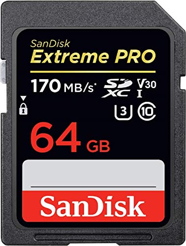 SanDisk Extreme PRO 64 GB SDXC-Speicherkarte mit bis zu...