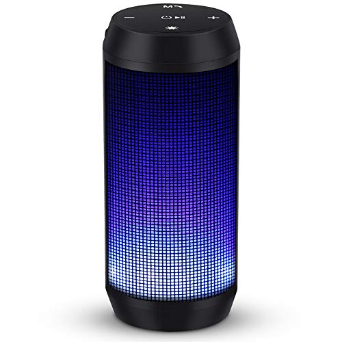 Bluetooth Lautsprecher Musikbox Tragbarer LED Bluetooth Box mit Freisprechfunktion...