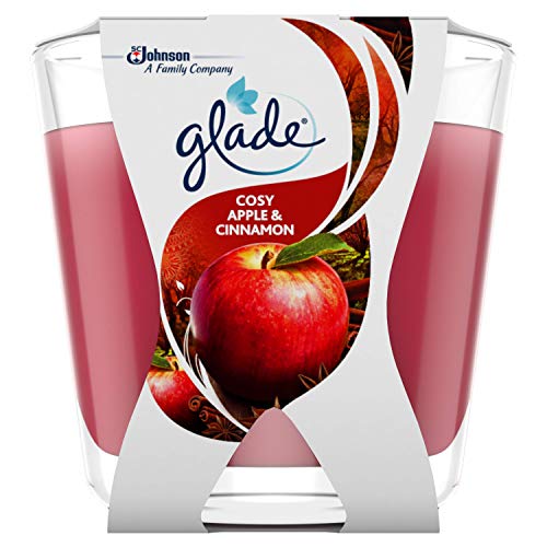 Glade (Brise) Décor Duft-Kerze im Glas, Apple & Cinnamon...