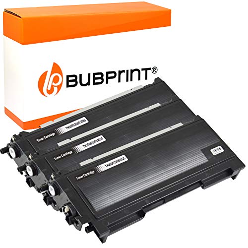 3 Bubprint Toner kompatibel für Brother TN-2000 für DCP-7010...