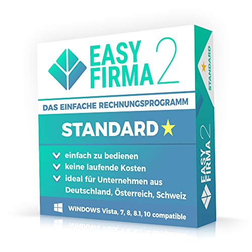 EasyFirma 2 Standard - Rechnungsprogramm für Kleinunternehmer und Handwerker....