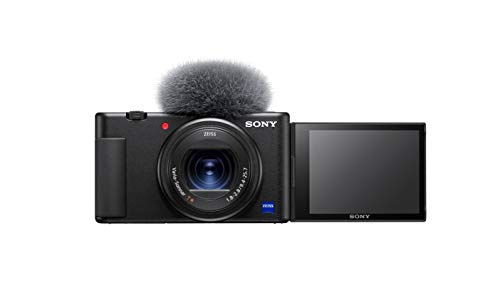 Sony Vlog-Kamera ZV-1 (Digitalkamera, 24-70mm, seitlich klappbares Selfie-Display für...