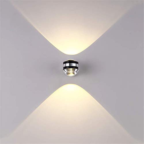 Louvra 6W LED Wandleuchte Modern Innen Wandlampe aus Aluminum...