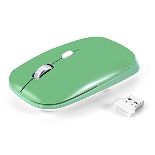 PINKCAT Kabellose Maus, 2.4G Funkmaus mit USB Nano Empfänger,...