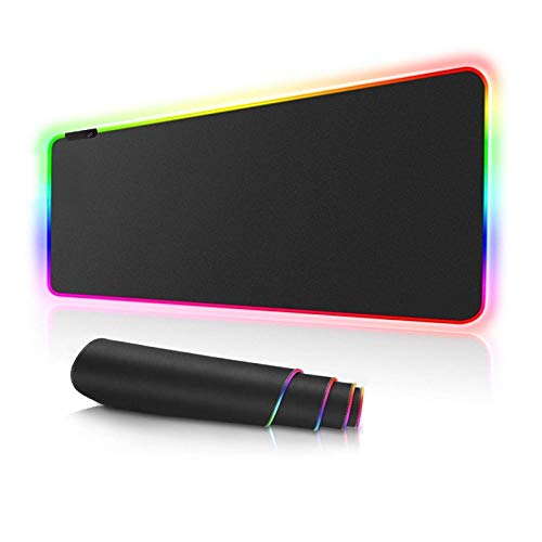 Mauspad Gaming Mauspad Led Gross Übergroße Glowing Led Extended...
