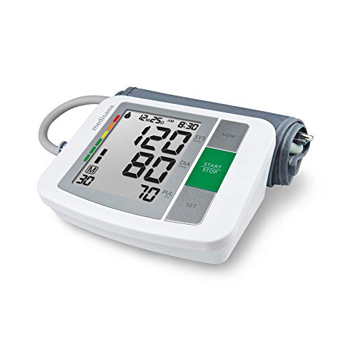 Medisana BU 510 Oberarm-Blutdruckmessgerät ohne Kabel, Arrhythmie-Anzeige, WHO-Ampel-Farbskala, für...