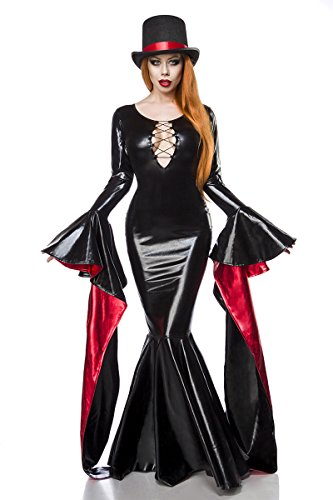 Unbekannt Damen Herrin Fantasy Kostüm Mistress Verkleidung aus Kleid,...