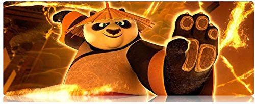 DJFT Mauspads Anime Gaming Mouse Pad Kung Fu Panda...
