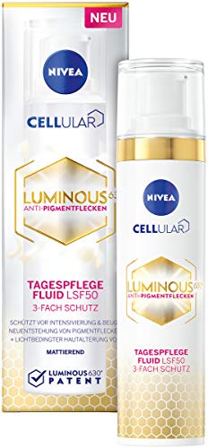 NIVEA Cellular LUMINOUS 630 Anti-Pigmentflecken Tagespflege Fluid (40 ml),...