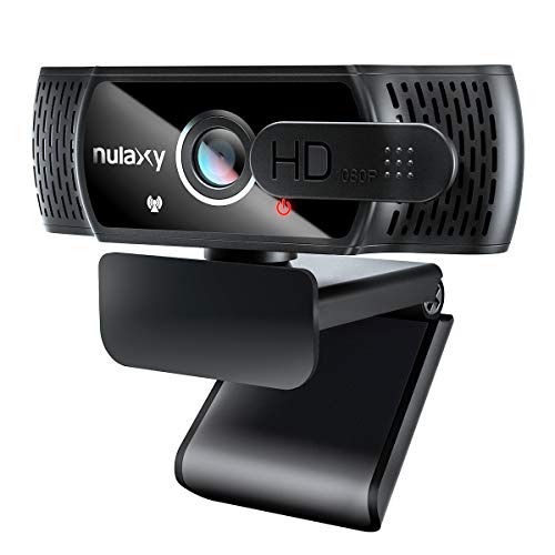 Nulaxy C900 Webcam mit Mikrofon, FHD 1080P Webcam mit...