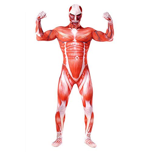 LINLIN Angriff auf Titan Kostüm Zentai Superheld Muscle Bodysuit...