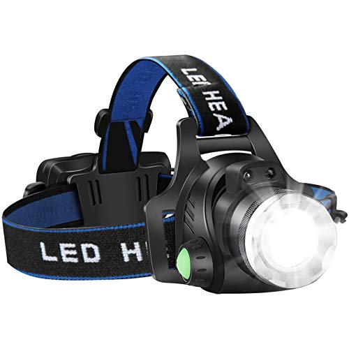JOMARTO Stirnlampe, LED Kopflampe USB Wiederaufladbare Headlight IPX4 Wasserdichter...