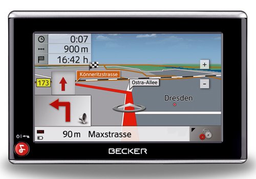 Becker Z099 Europa TMC Tragbares Navigationssystem (10,9 cm (4,3...