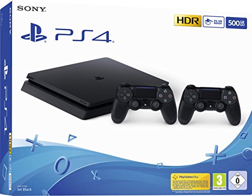 PlayStation 4 - Konsole (500 GB, schwarz, slim, F-Chassis)...