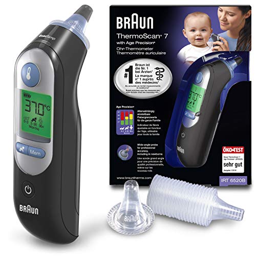 Braun Healthcare ThermoScan 7 Ohrthermometer mit Age Precision, IRT6520B