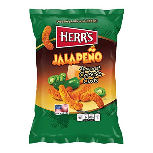 Herr's - Jalapeno Cheese Curls - 42x 28,4gr