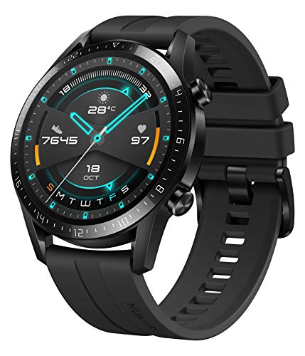 HUAWEI Watch GT 2 Smartwatch (46mm Full-Color-AMOLED, SpO2-Monitoring, Herzfrequenzmessung,...