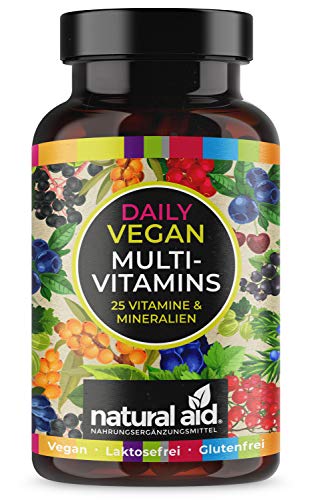Daily Vegan MultiVitamins - 25in1 Vitamine & Mineralien, 120...