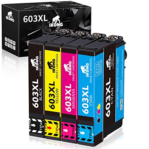 IKONG 603XL Tintenpatronen Ersatz für Epson 603 XL Multipack...