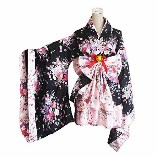 CoolChange Lolita Kimono Cosplay Kostüm mit Rüschenrock und Kimono...