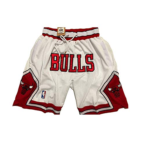 ULIIM Herren Bulls Shorts Mesh Basketball Retro Chicago Bulls...