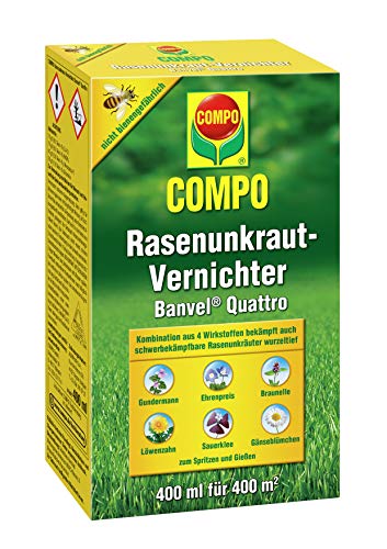 Compo Rasenunkraut-Vernichter Banvel Quattro (Nachfolger Banvel M), Bekämpfung von...