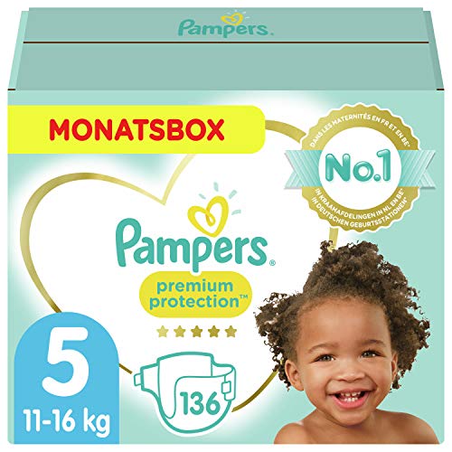 Pampers Größe 5 Premium Protection Baby Windeln, 136 Stück,...
