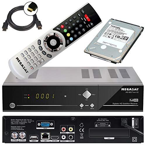 Megasat HD 935 Twin V2 HD-SAT-Receiver Aufnahmefunktion, Ethernet-Anschluss, Twin...