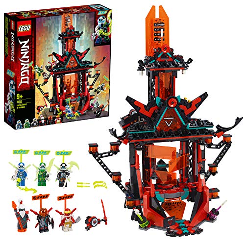 Lego 71712 NINJAGO Empire Tempel des Unsinns, Bauset mit 6 Minifiguren, Ninja Spielzeug für Kinder