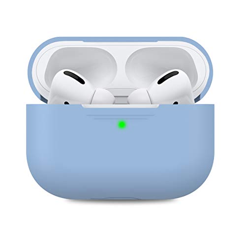 Deppa Hellblau Airpods Pro Hülle Silikon AirPods Case [Front-LED...