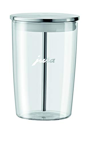Jura 72570 Glas-Milchbehälter 0,5 L inklusive Milchschlauch, Transparent, 9,2...