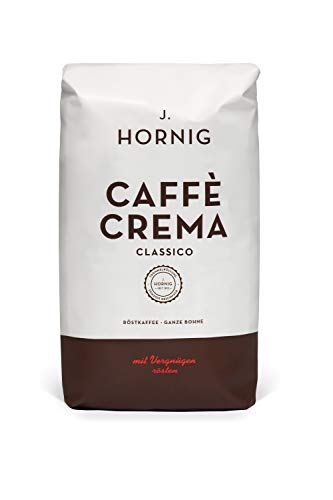 J. Hornig Kaffeebohnen Espresso, Caffè Crema Classico, 1000g, schokoladiges...