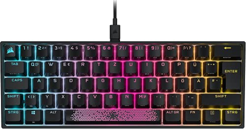 Corsair K65 RGB MINI 60% Mechanische Gaming-Tastatur (Anpassbare RGB-Beleuchtung...