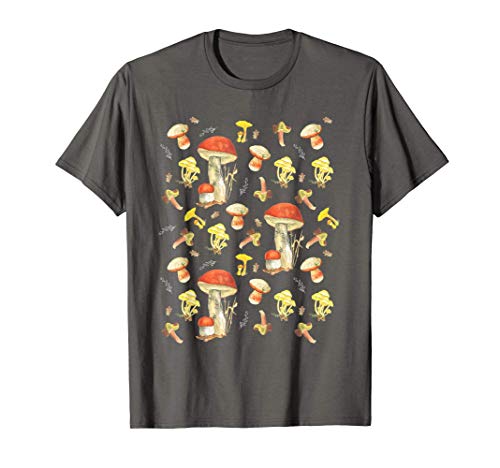 Cute Mushroom Pattern | Garden Cottagecore Mushroom T-Shirt