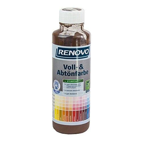 Voll- und Abtoenfarbe Farbe 500 ml Schokobraun 8017 Renovo