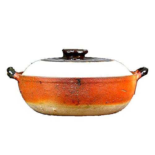 ywewsq Keramik Hot Pot, Auflauf mit Deckel, Traditioneller Vintage...