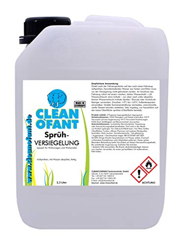 CLEANOFANT Sprüh-VERSIEGELUNG | 2,3 Liter | für Wohnwagen Wohnmobil...