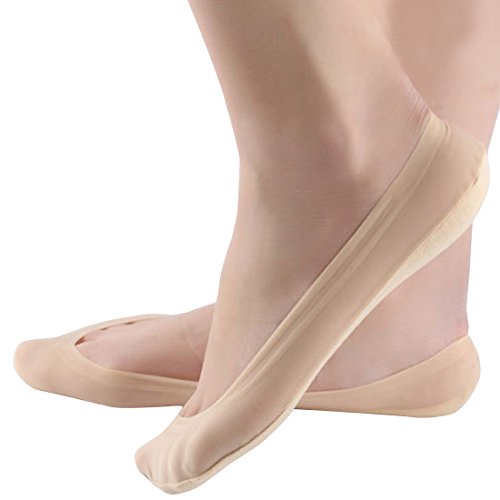 JARSEEN 4Paar Damen Füßlinge Unsichtbare Sneakers Baumwolle Nylon Socken...