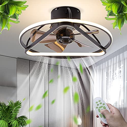 Moderne Deckenleuchte LED Fan Deckenventilator Mit Fernbedienung Leise Unsichtbares...