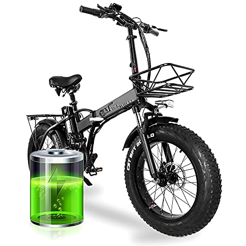 Elektrofahrrad E-Bike Klapprad 20 Zoll, 15AH 48V Lithium-Batterie Mit...