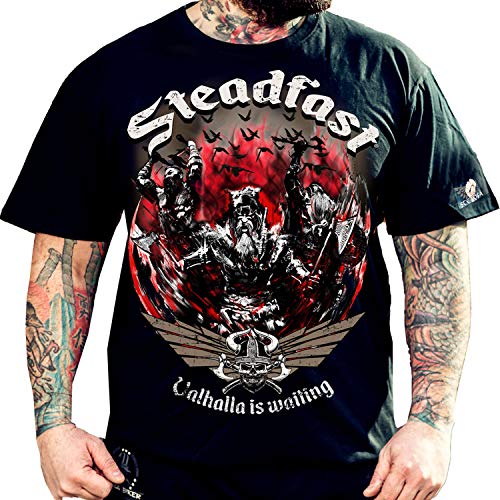 Steadfast Herren T-Shirt (SF2 Valhalla is Waiting (M)