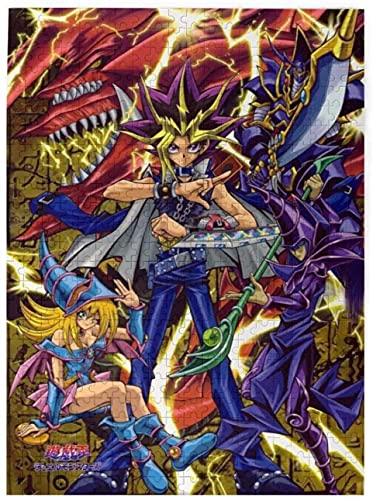Yu-Gi-Oh Wooden Jigsaw 500 Piece Puzzle for Kids Adult
