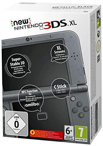 New Nintendo 3DS XL metallic schwarz