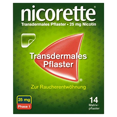 NICORETTE Pflaster mit 25 mg Nikotin – mit Nikotinpflaster...