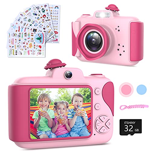 Kinderkamera - Digitalkamera Kinder mit 2,4 Zoll Großbildschirm 1080P...
