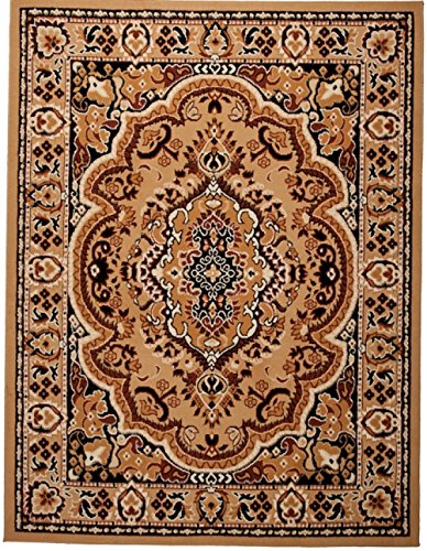 Carpeto Orientteppich Teppich Beige 250 x 300 cm Medaillon...