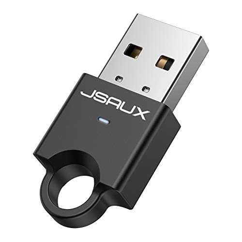 JSAUX Bluetooth 4.0 Adapter PC, USB Bluetooth Dongle Adapter,...