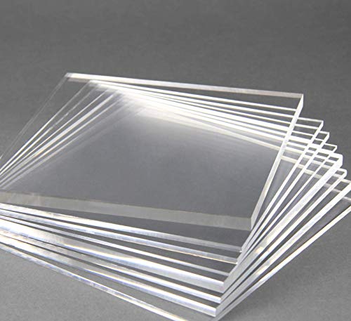 nattmann Acrylglas Zuschnitt PLEXIGLAS® Zuschnitt 2-8 mm Platte/Scheibe klar/transparent...
