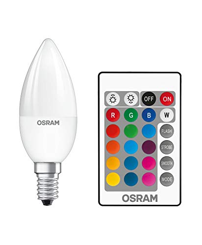 OSRAM STAR+ RGBW LED Lampe mit E14 Sockel, RGB-Farben...